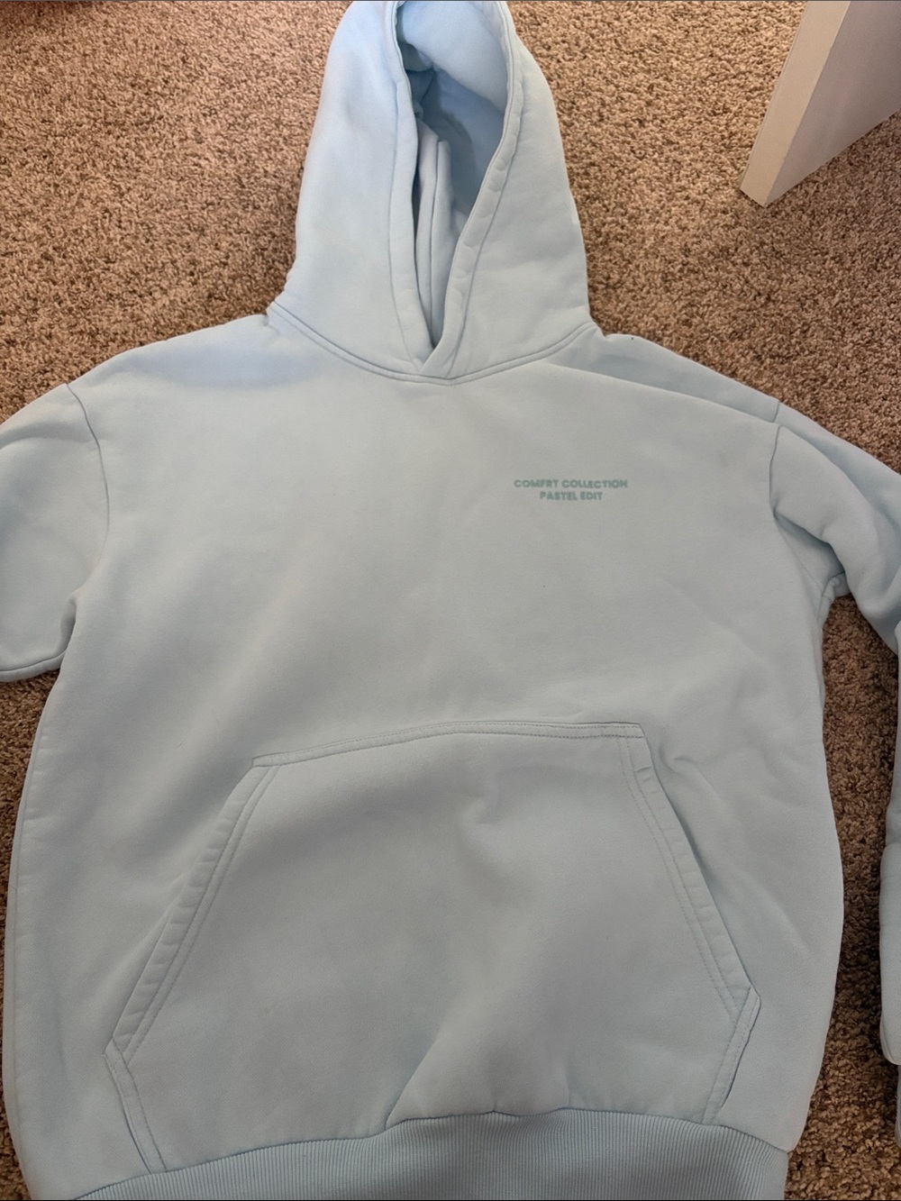 Pastel Blue Comfort Collection Hoodie - Women